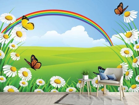 Wall Mural Photo Wallpaper The Colorful Rainbow