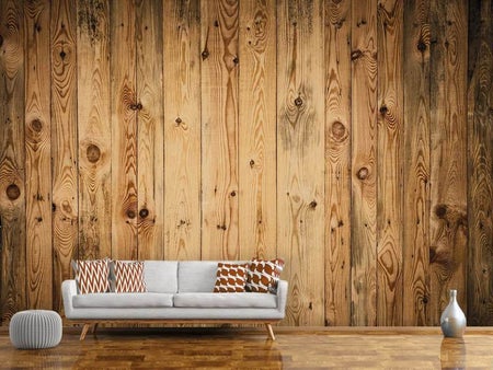 Wall Mural Photo Wallpaper Walnut Wood
