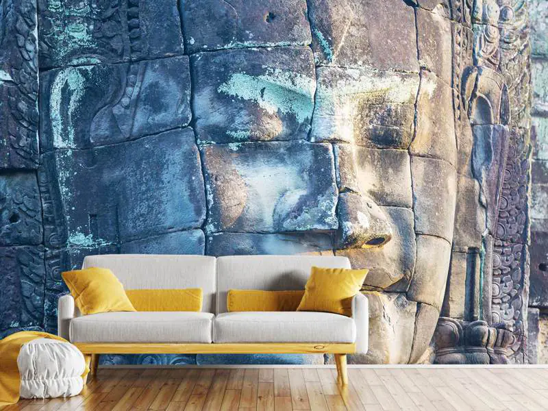 Wall Mural Photo Wallpaper Buddha in Rock