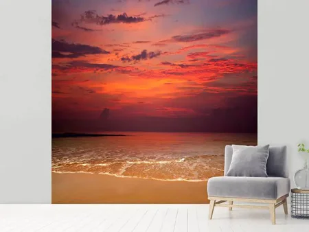Wall Mural Photo Wallpaper Line On The Sand