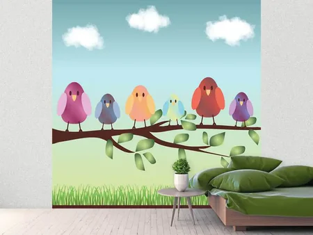 Wall Mural Photo Wallpaper All Birds Are Already There