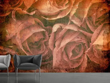 Papier peint photo Bouquet de roses
