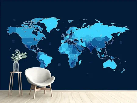 Photo Wallpaper World Map