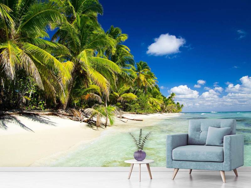 Wall Mural Photo Wallpaper The Deserted Island