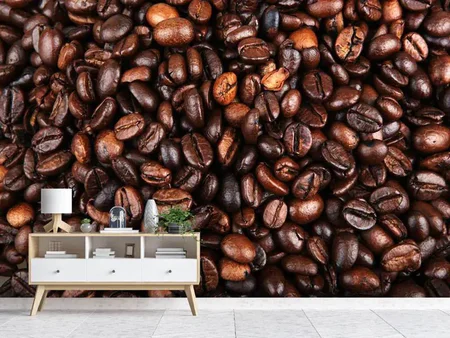 Fotobehang Coffee Beans In XXL