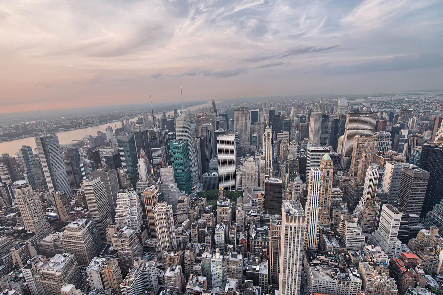 Fototapete Skyline Blick über Manhattan