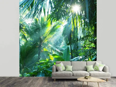 Fotobehang In Tropical Forest