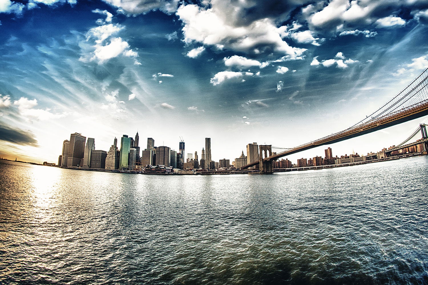 Fototapet Brooklyn Bridge From The Other Side