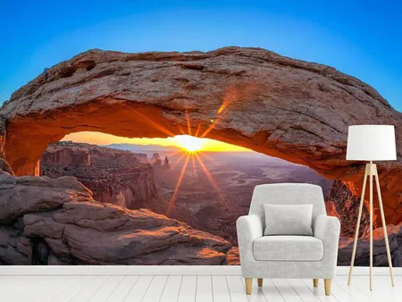 Papier peint photo Coucher de soleil à Mesa Arch
