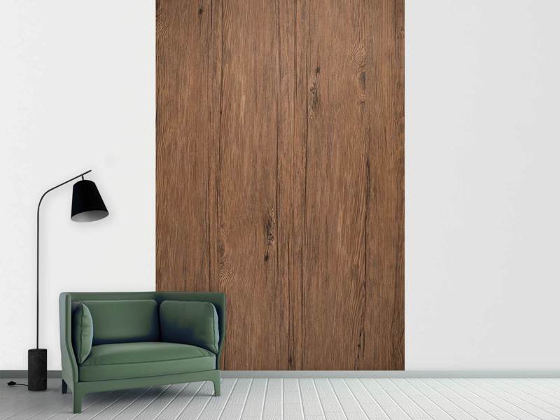 Maya Romanoff Ajiro Plank Teak Wallpaper 40% Off | Samples