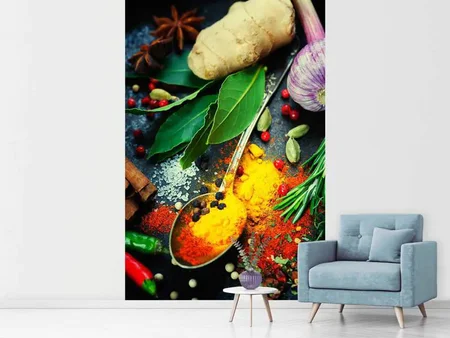 Wall Mural Photo Wallpaper The Spice Spoon