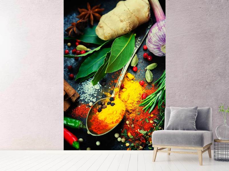 Wall Mural Photo Wallpaper The Spice Spoon