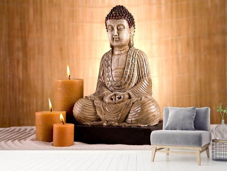 Papier peint photo Bouddha en pleine méditation