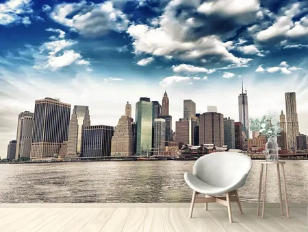 Wall Mural Photo Wallpaper NYC From The Other Side