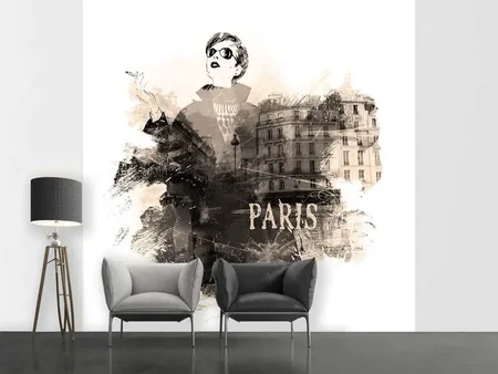 Papier peint photo Modèle parisien