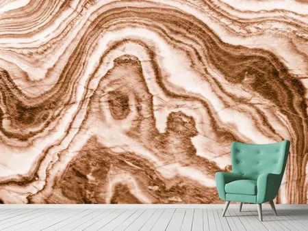 Wall Mural Photo Wallpaper Marble In Sepia