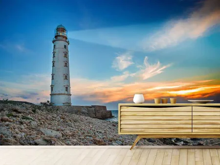 Wall Mural Photo Wallpaper Sunset At The Lighthouse