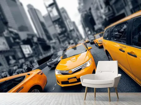 Wall Mural Photo Wallpaper Taxi In NYC