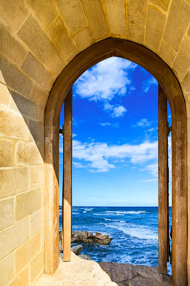Fotomurale Il portale per il mare