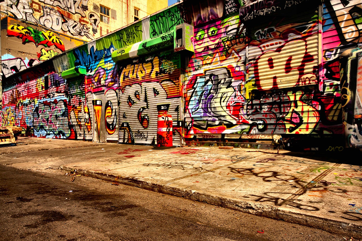 Papier peint photo Graffiti à NY