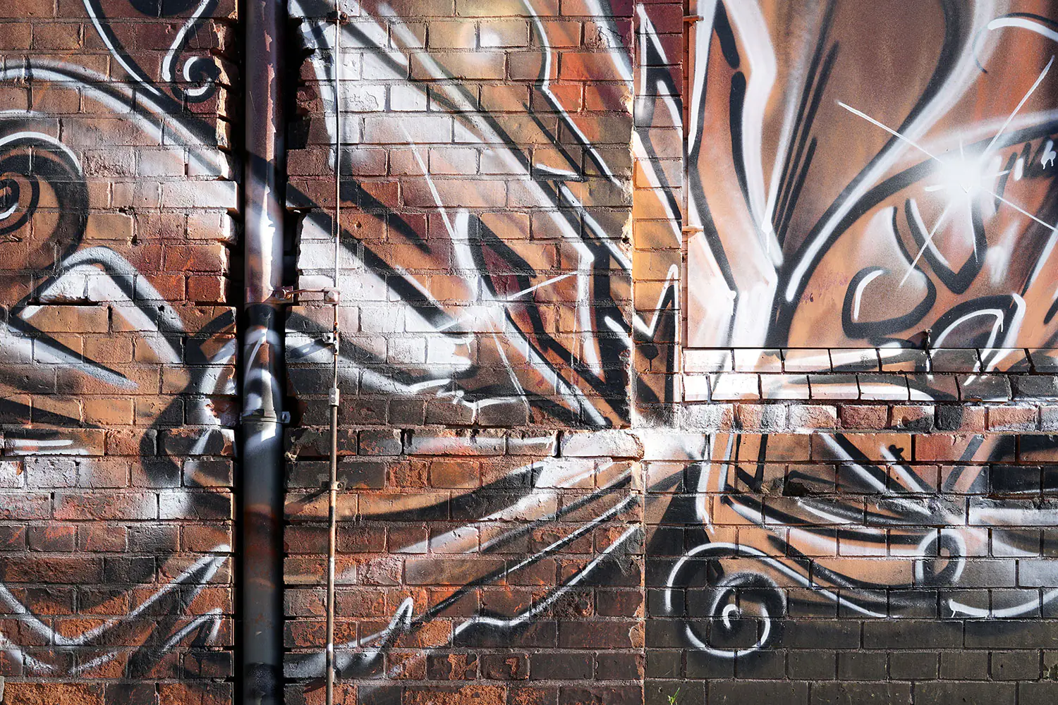 Fotomurale Graffiti su muro