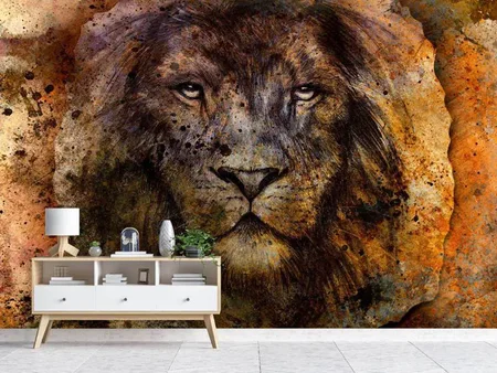 Fotomurale Ritratto di un leone